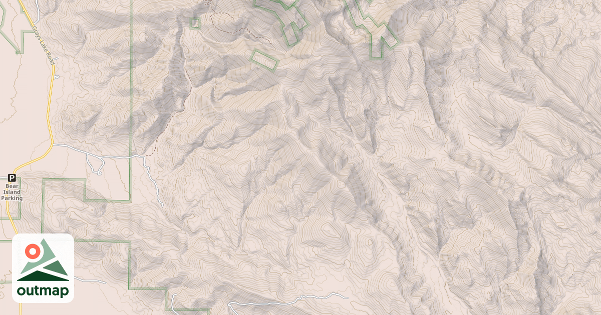 Map of CARIBOU MOUNTAIN ATV