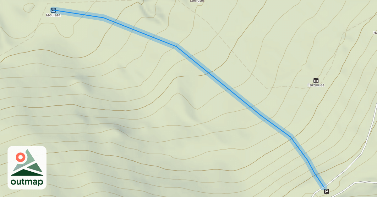 Map of La Moulata