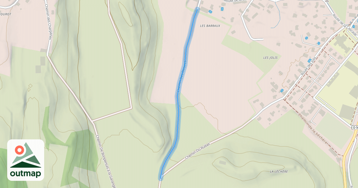 Map of Chemin Des Rivoires
