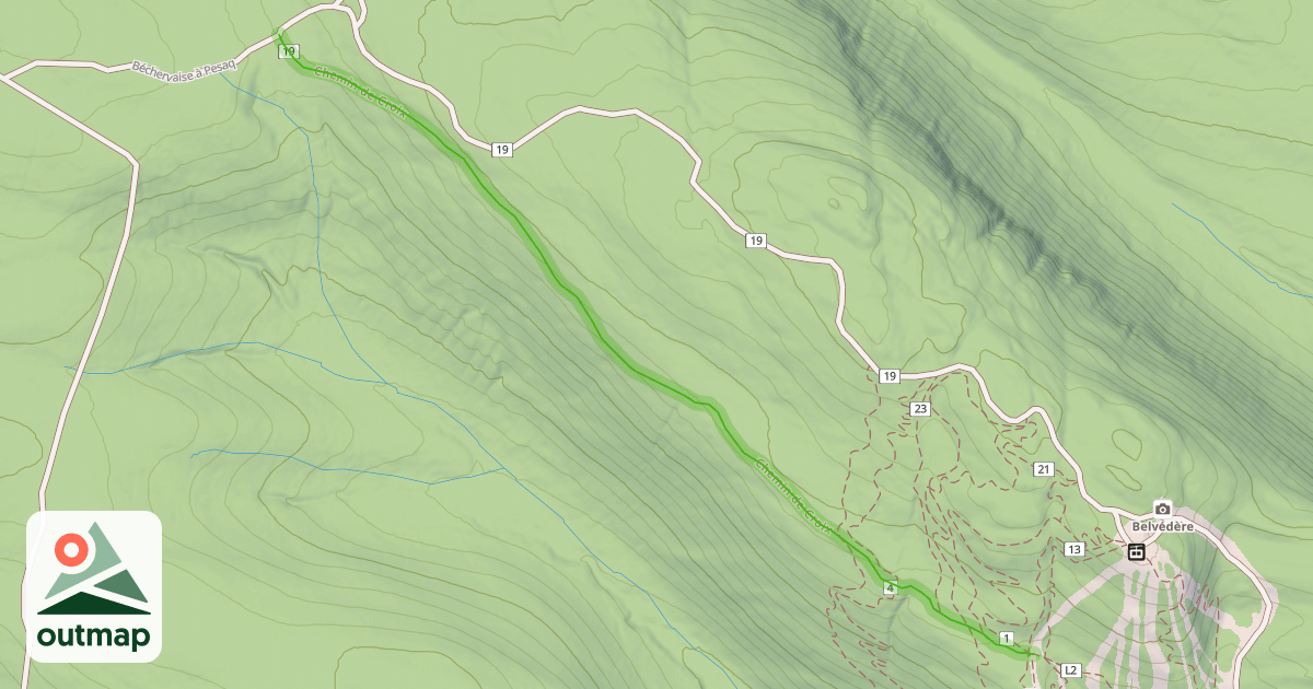 Map of Chemin de Croix