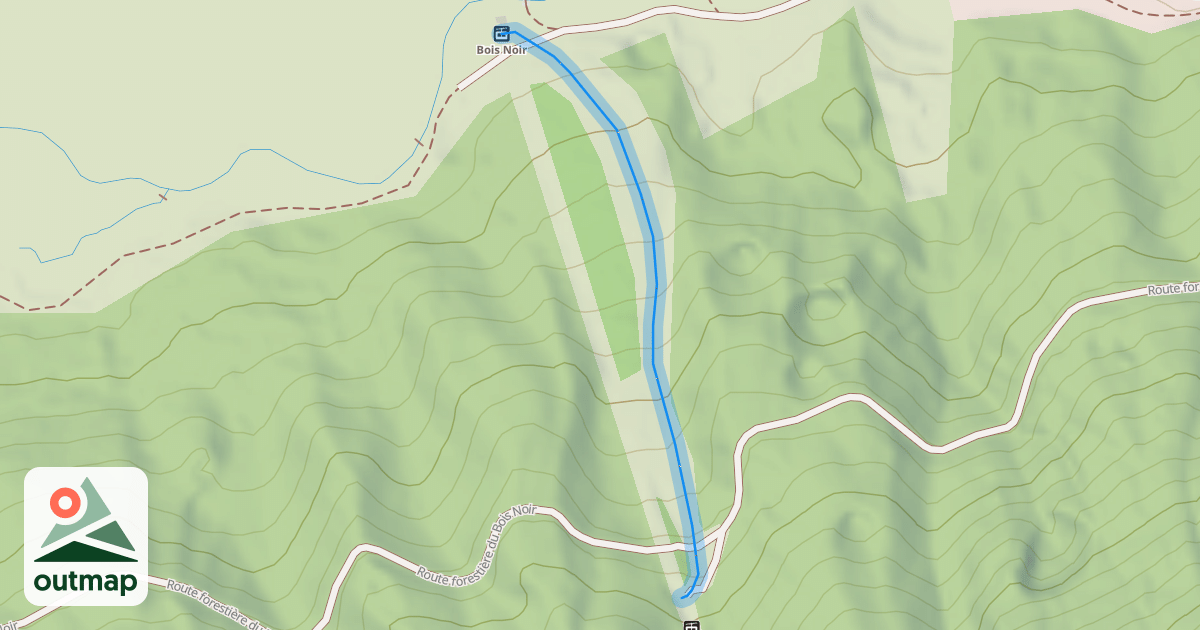 Map of Bois Noir