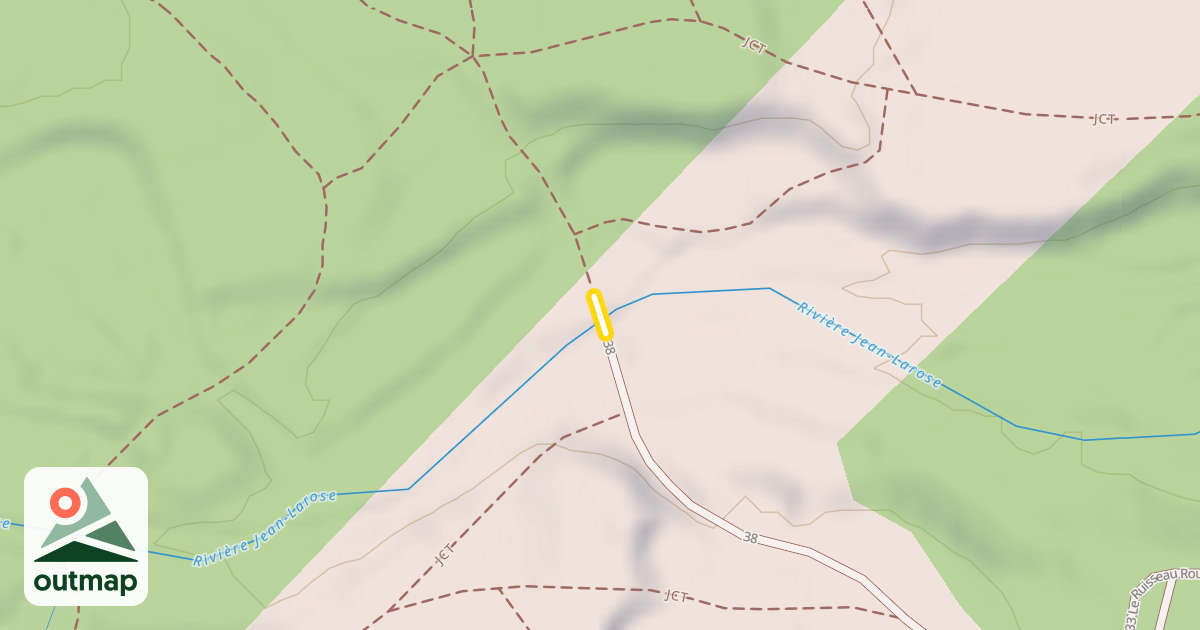 Map of 32+33 Le Ruisseau Rouge