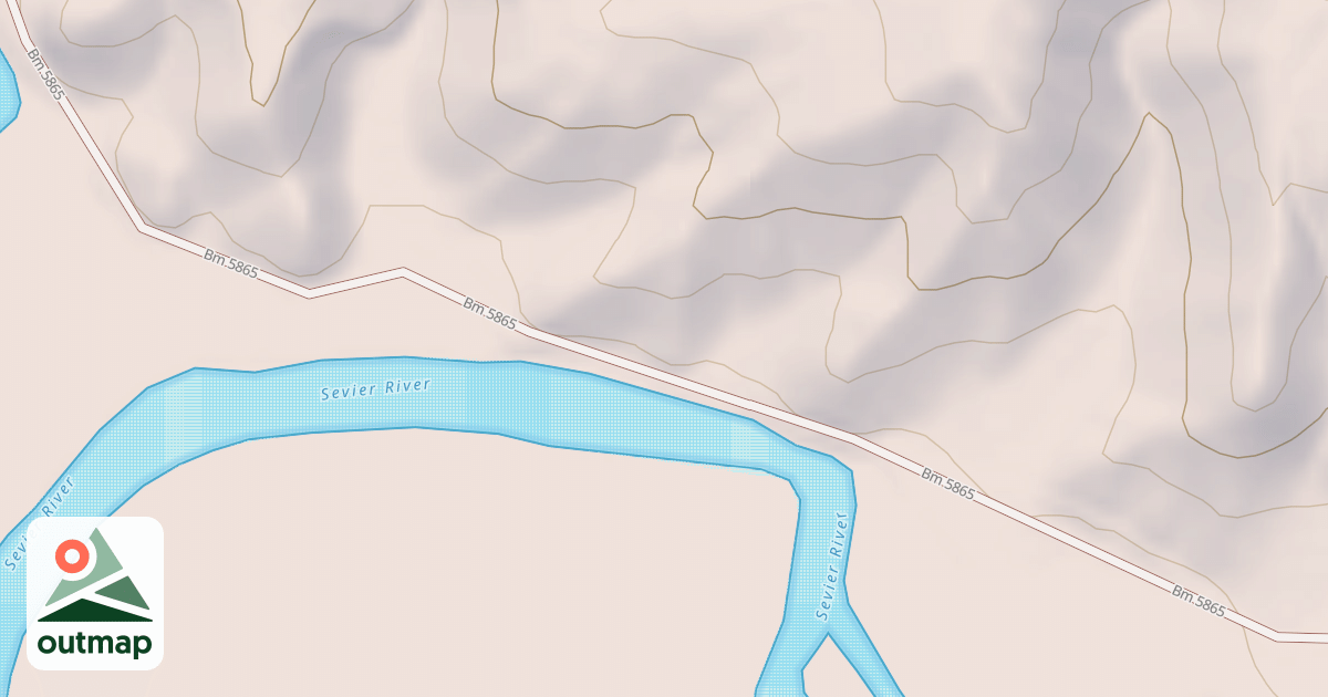 Map of BLM National GTLF Public Motorized Roads 18607865-bd37-4fa4-b8df-e98ba0e0f85a