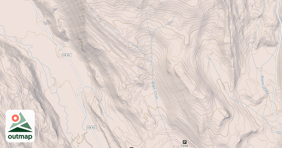 Map of BENNER SPRING DISPERSED