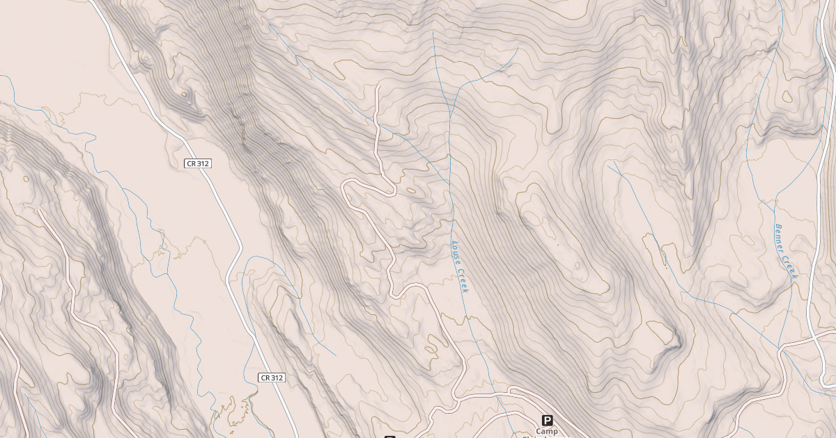 Map preview of BENNER SPRING DISPERSED