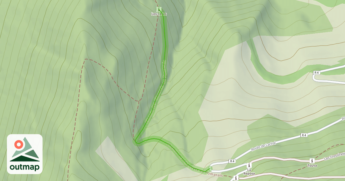 Map of Chemin des Chauvets au Pomarais