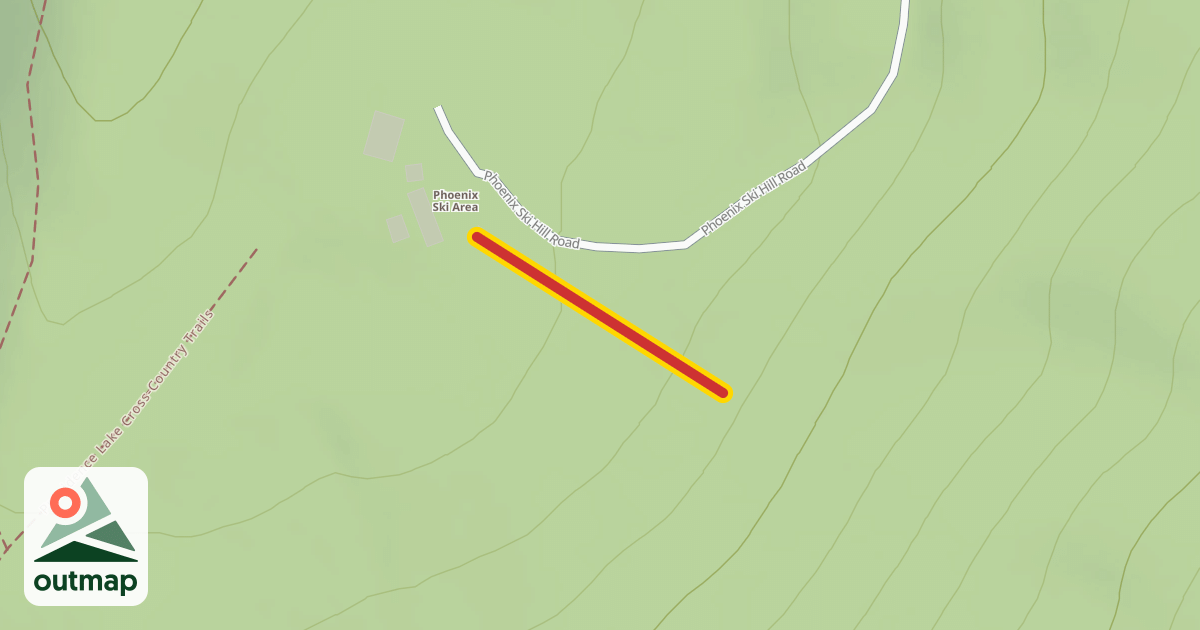 Map of Rope Tow