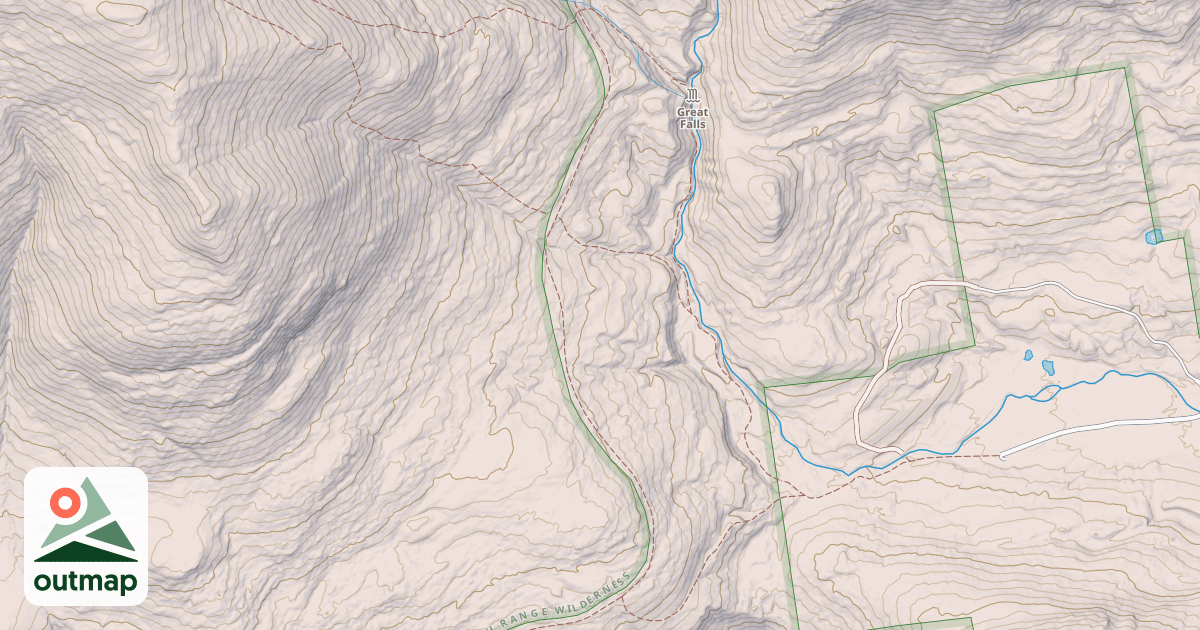 Map of Flat Mtn Pond Snomo