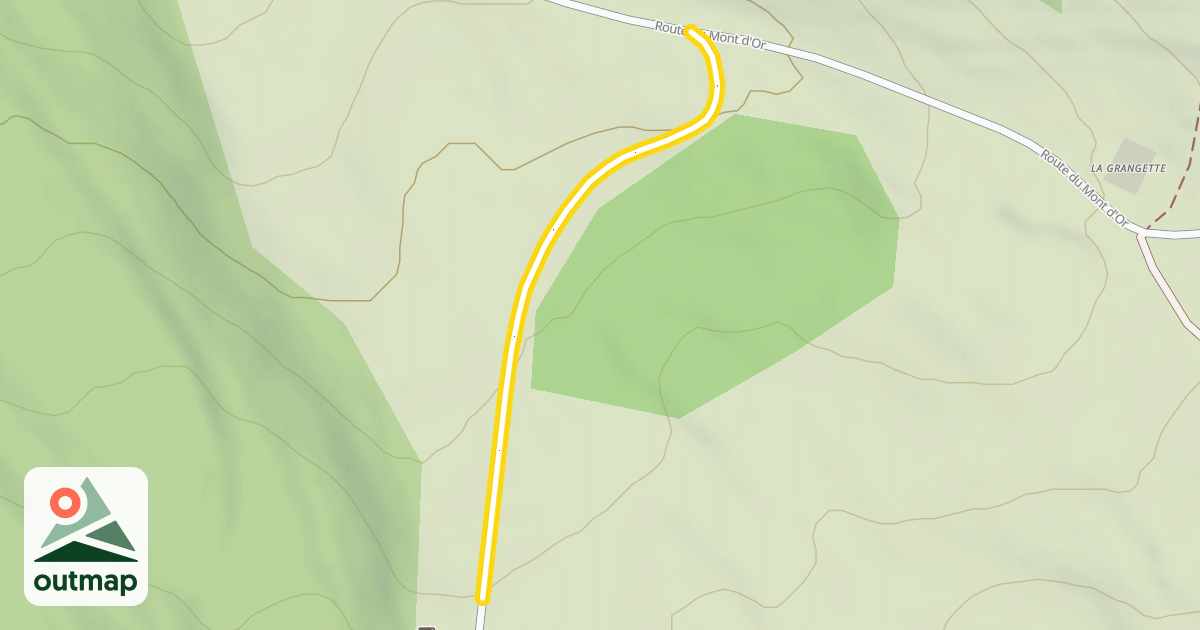 Map of Route du Mont d'Or