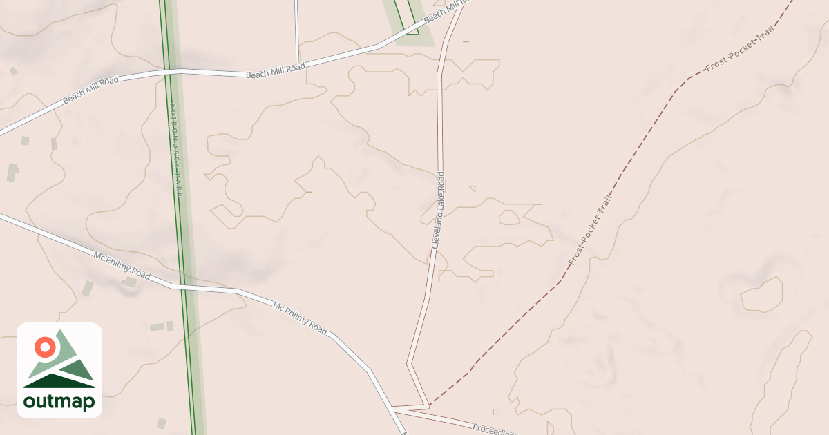 Map of Beach Mill - Frost Pocket Connector