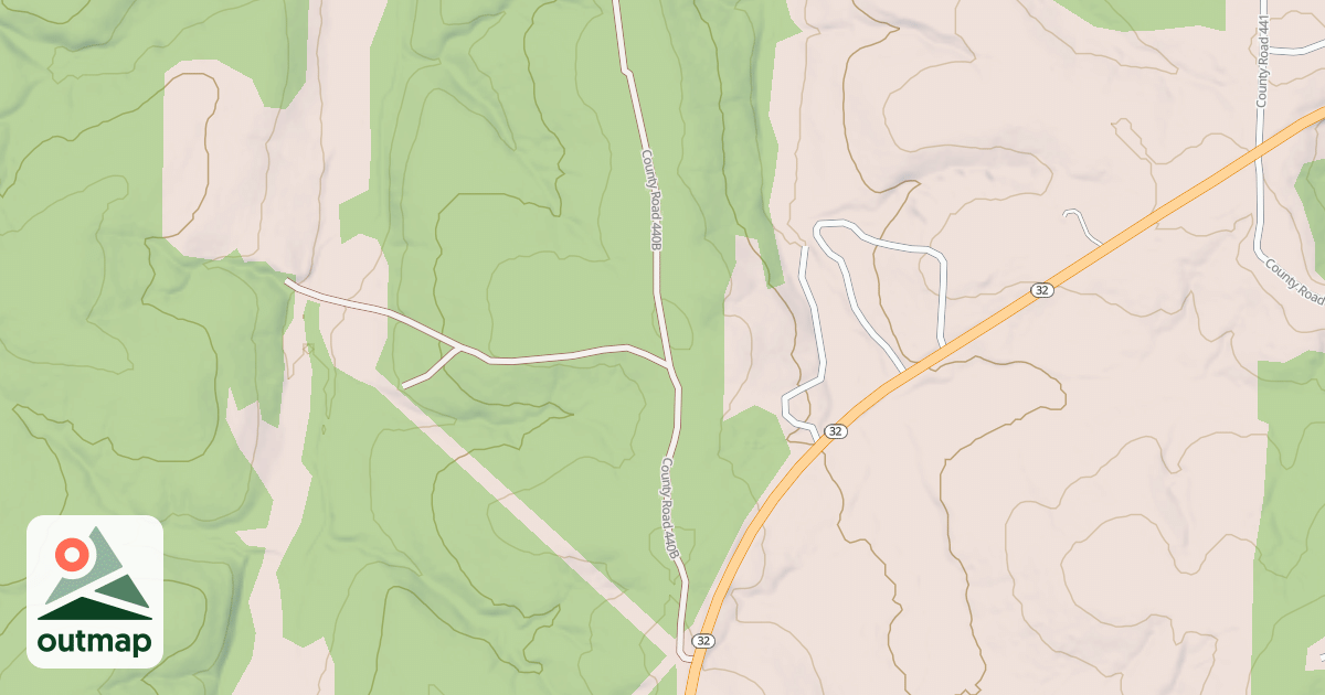 Map of BARNEY RIDGE