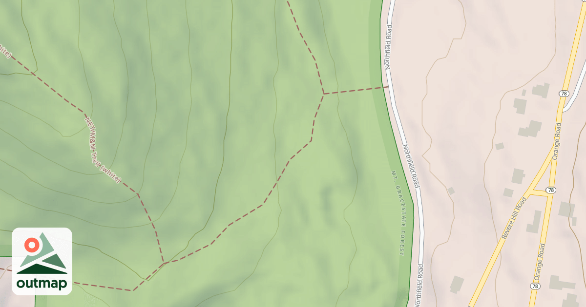 Map of Round the Mountain Trail