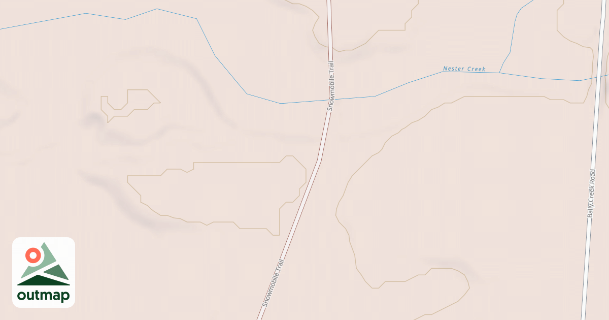 Map of BALLY CREEK SPUR M