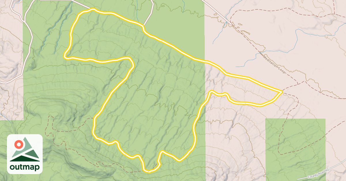 Map of Bear Mountain Loop