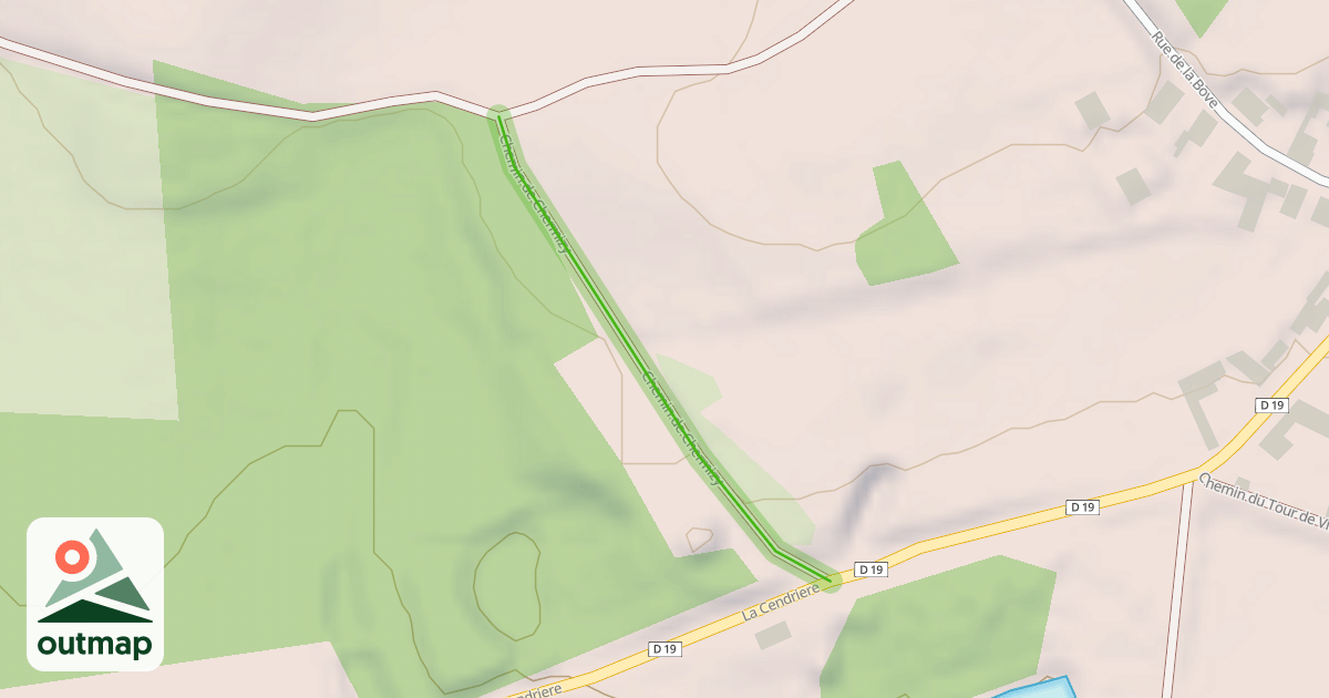 Map of Chemin de Chermizy