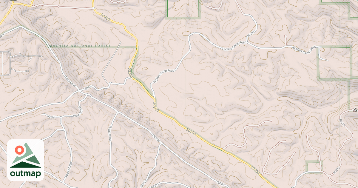 Map of USFS National Forest System Roads {7466B889-6A8F-4535-8227-07CC100C5DF0}