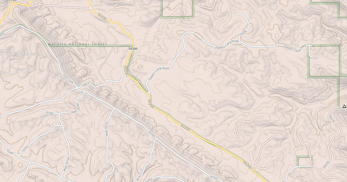 Map preview of USFS National Forest System Roads {7466B889-6A8F-4535-8227-07CC100C5DF0}