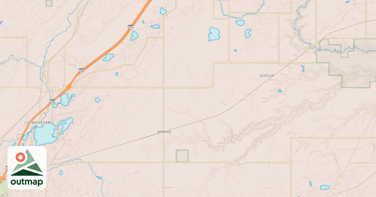Map of Soo Line South: Carlton