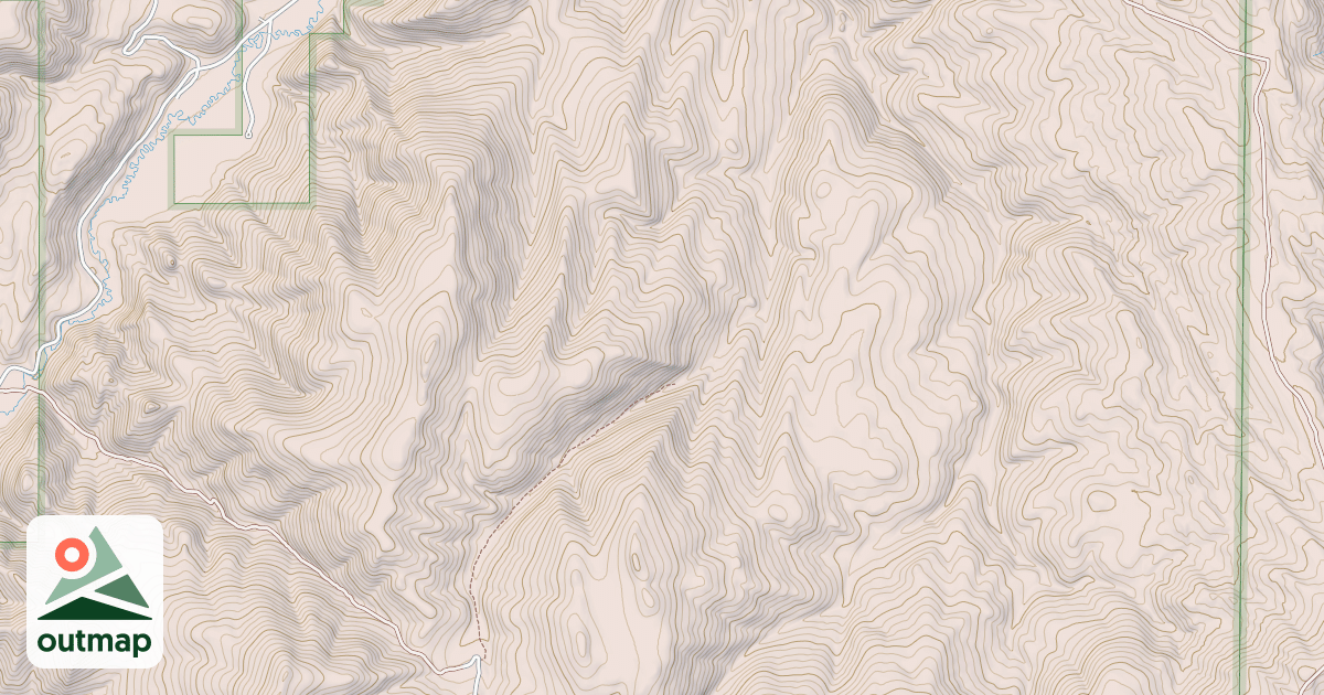 Map of Pine Creek