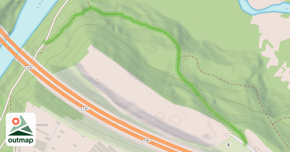 Map of Chemin du Bois des Milieux