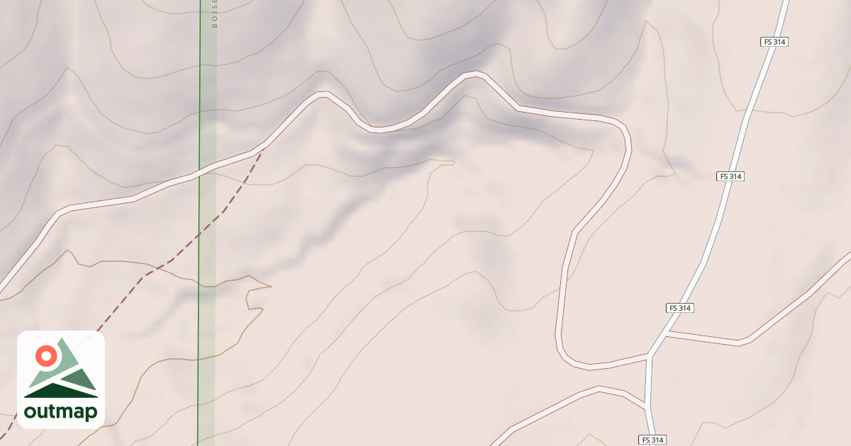 Map of BEAR RUN - ELDORADO GULCH