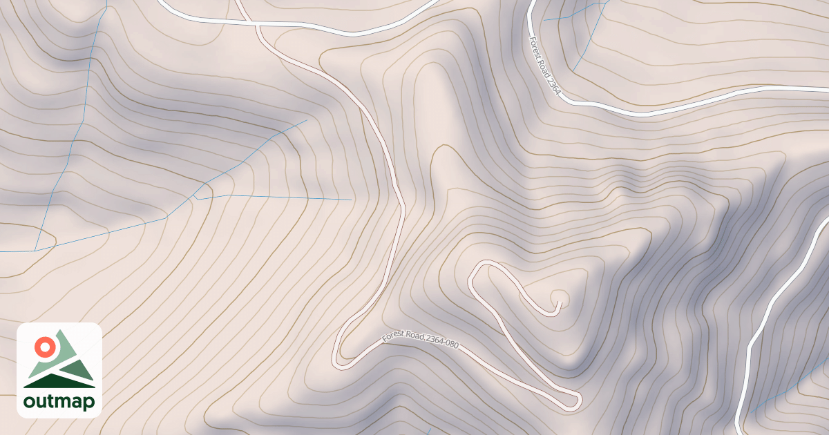 Map of C 530 D (DUSK PEAK LOOKOUT)