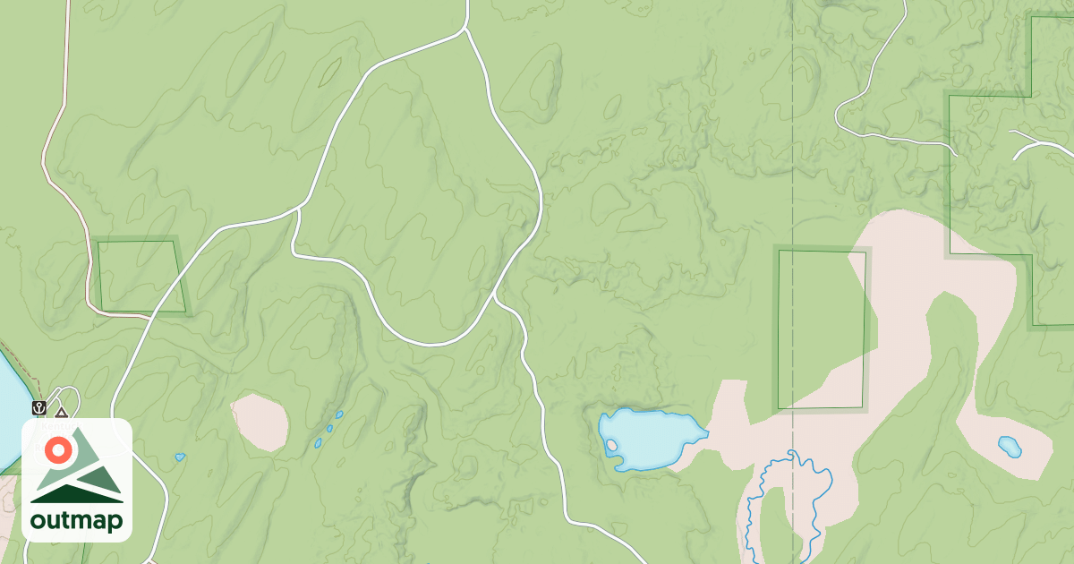 Map of RESERVOIR LAKE ROAD