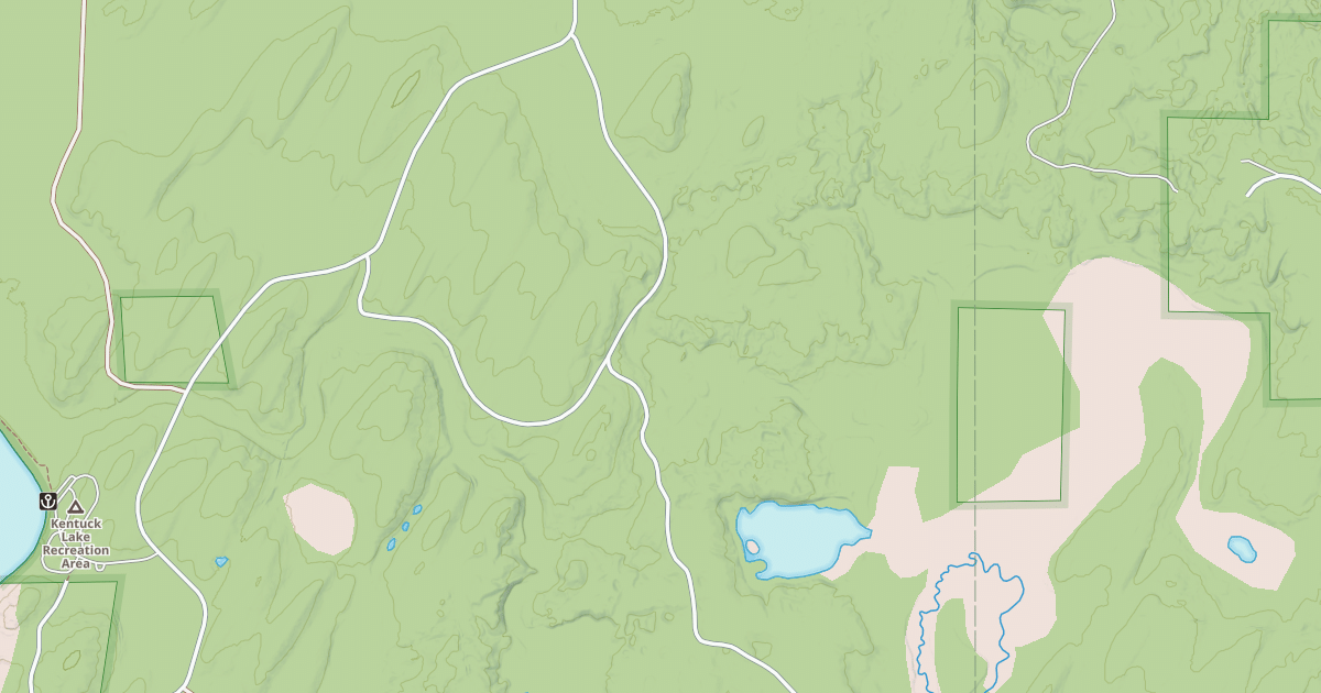 Map preview of RESERVOIR LAKE ROAD