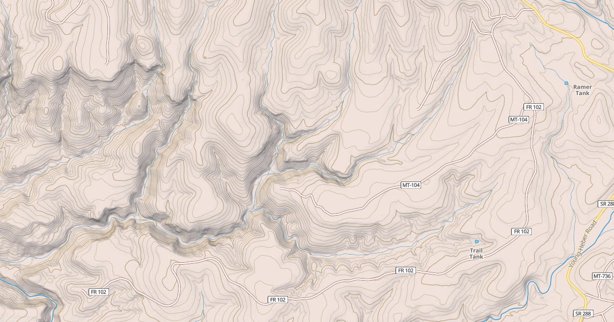 Map preview of MIDDLE RIDGE