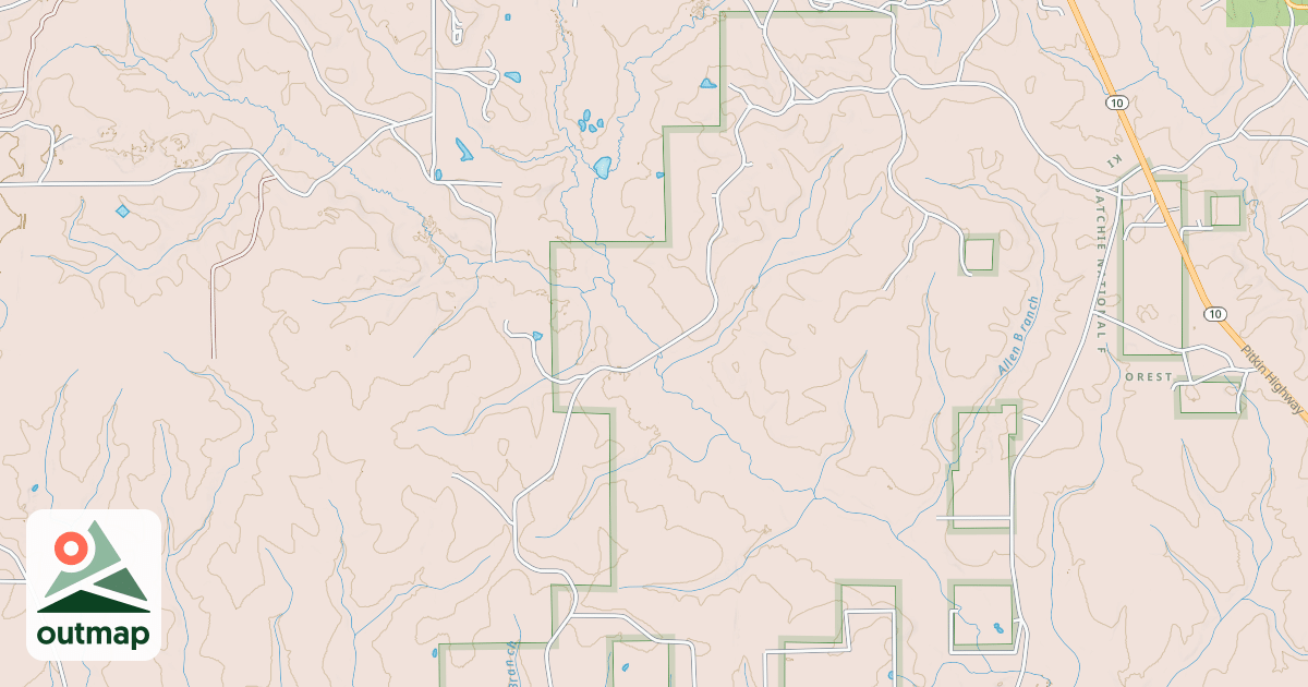 Map of WEST BOUNDARY