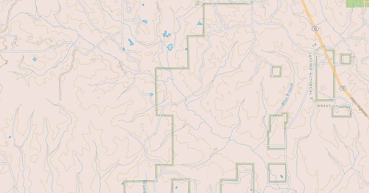 Map preview of WEST BOUNDARY