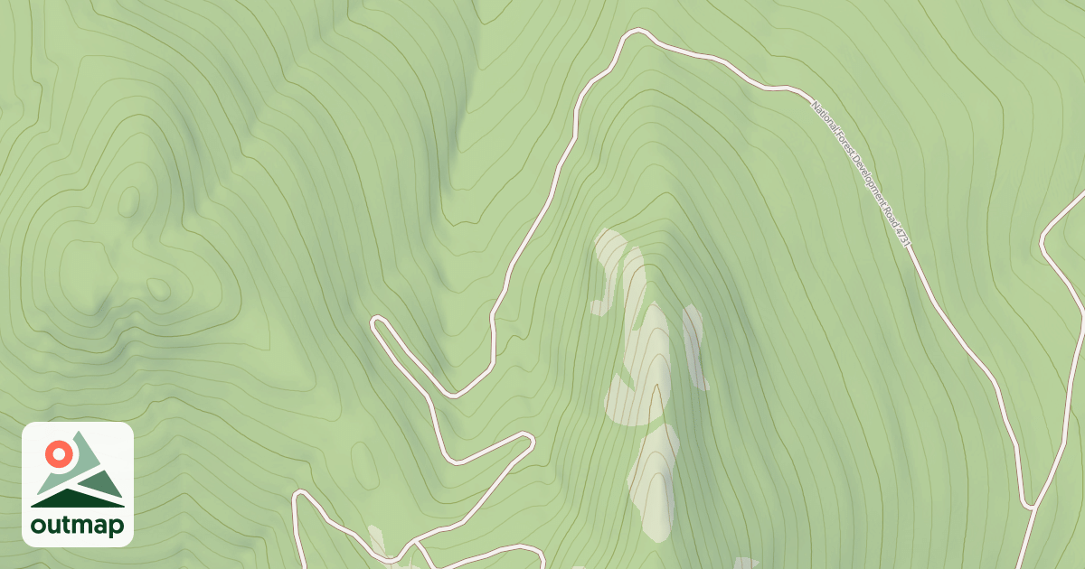 Map of BALDY BIG CR CONN