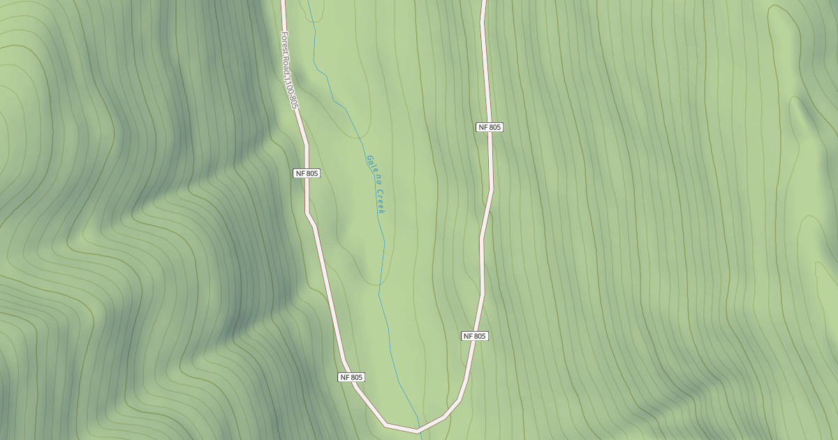 Map preview of GALENA CREEK SPUR