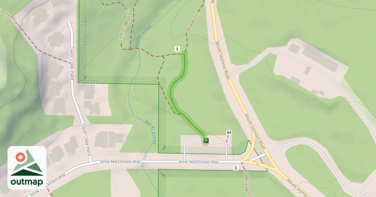 Map of Old Buck