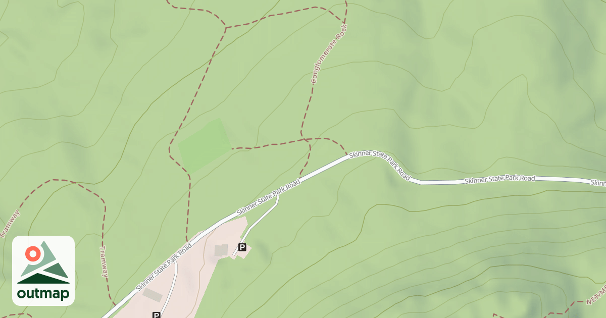Map of Conglomerate Rock Trail