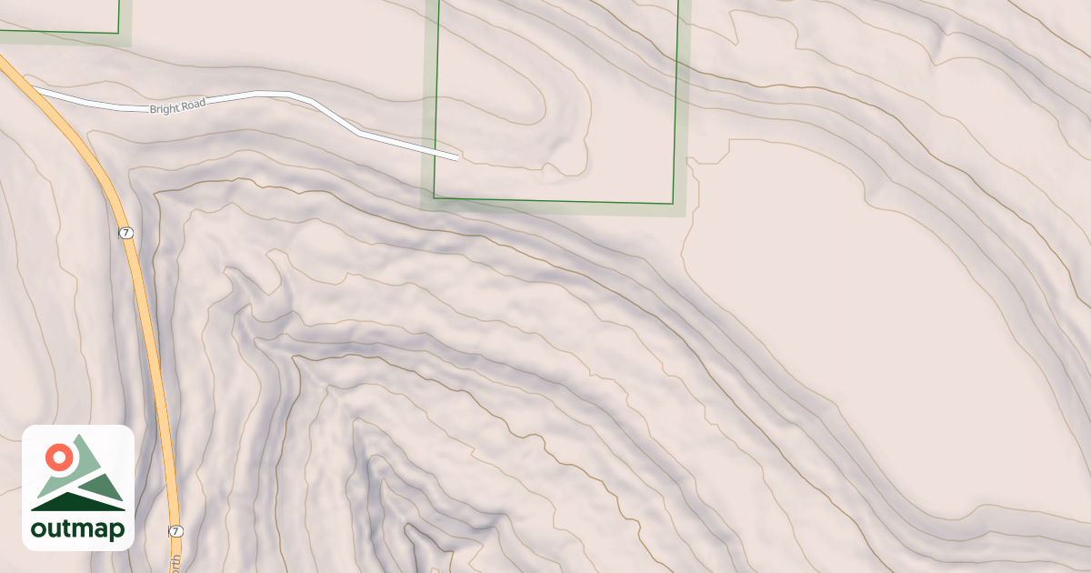 Map of BRIGHT RD