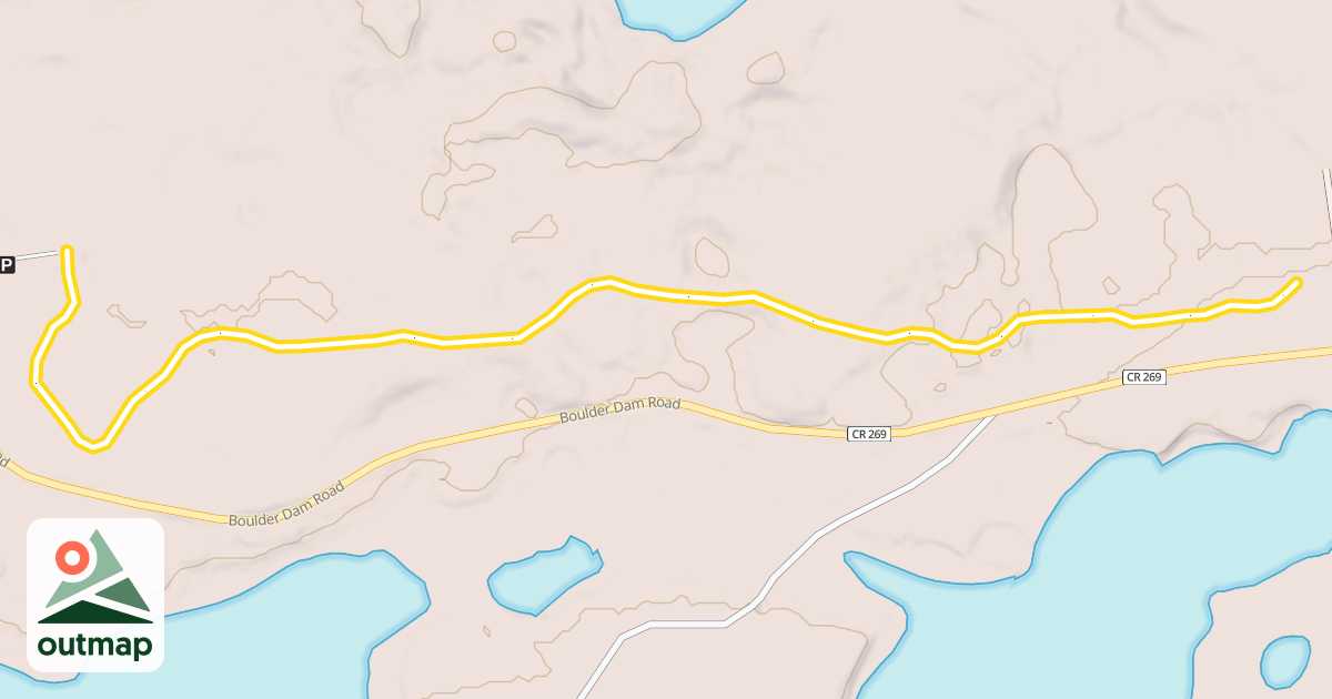Map of Blue Ox Trail