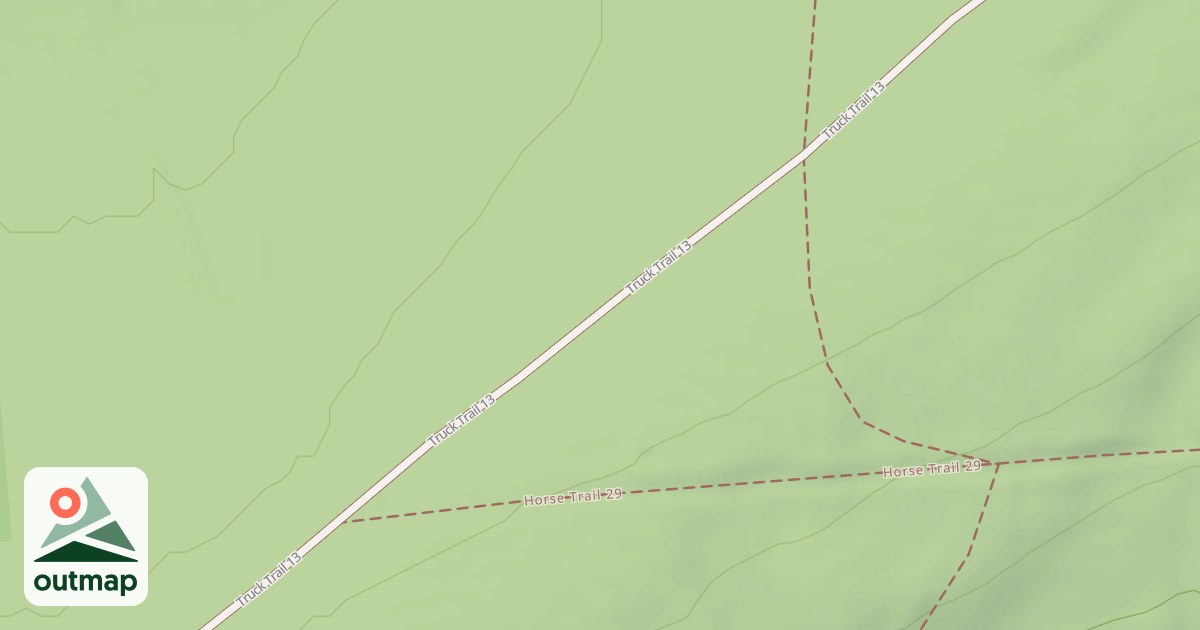 Map of Truck Trail 13