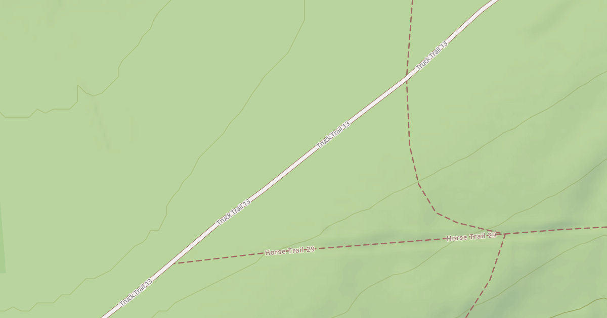 Map preview of Truck Trail 13