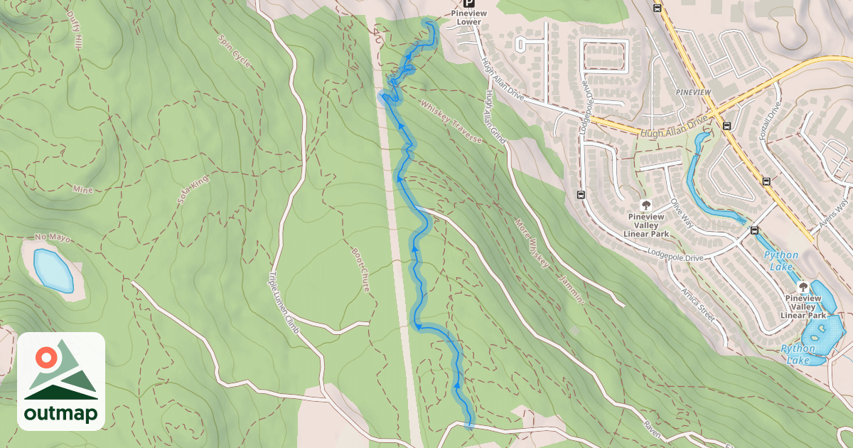 Map of Mike's