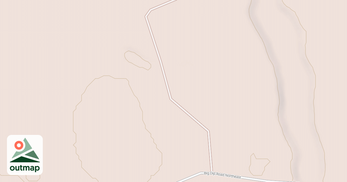 Map of PRESTON SPUR 3445