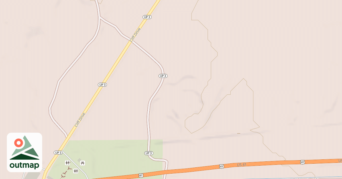 Map of Keweenaw State Trail