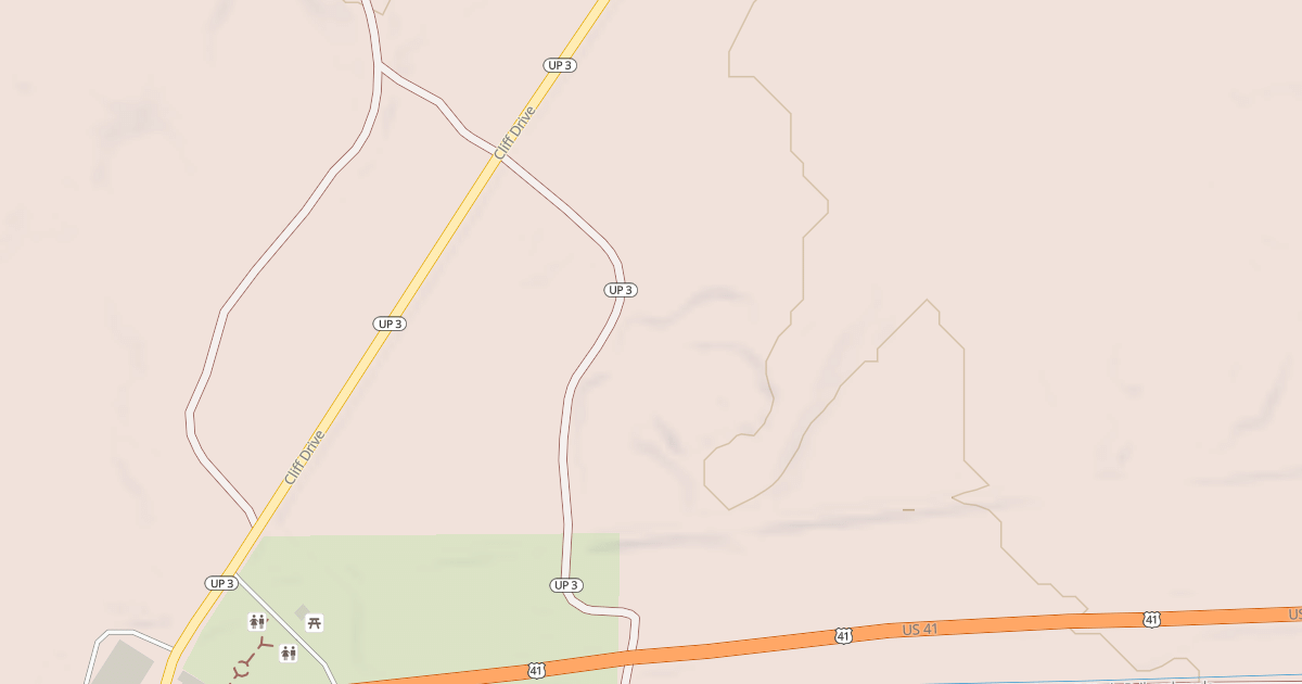 Map preview of Keweenaw State Trail