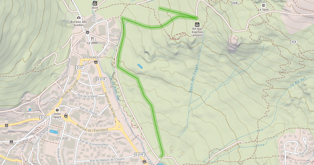 Map preview of Les Clarines