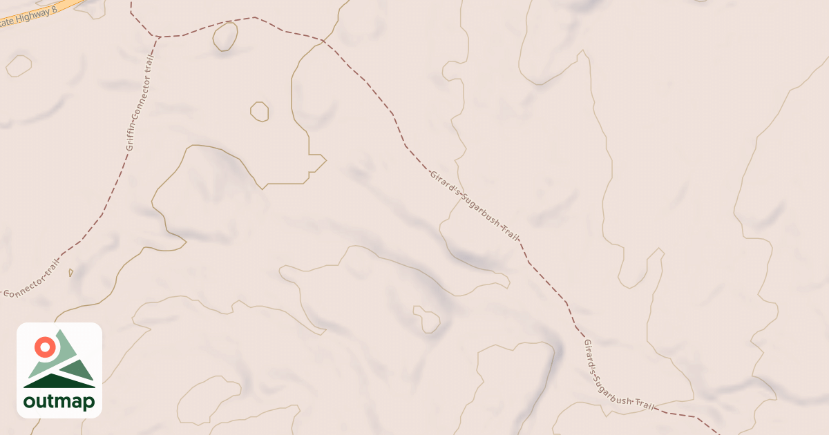 Map of Girard's Sugarbush Trail