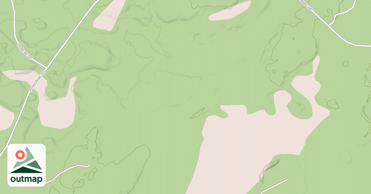 Map of USFS Motor Vehicle Use Map Trails 24734