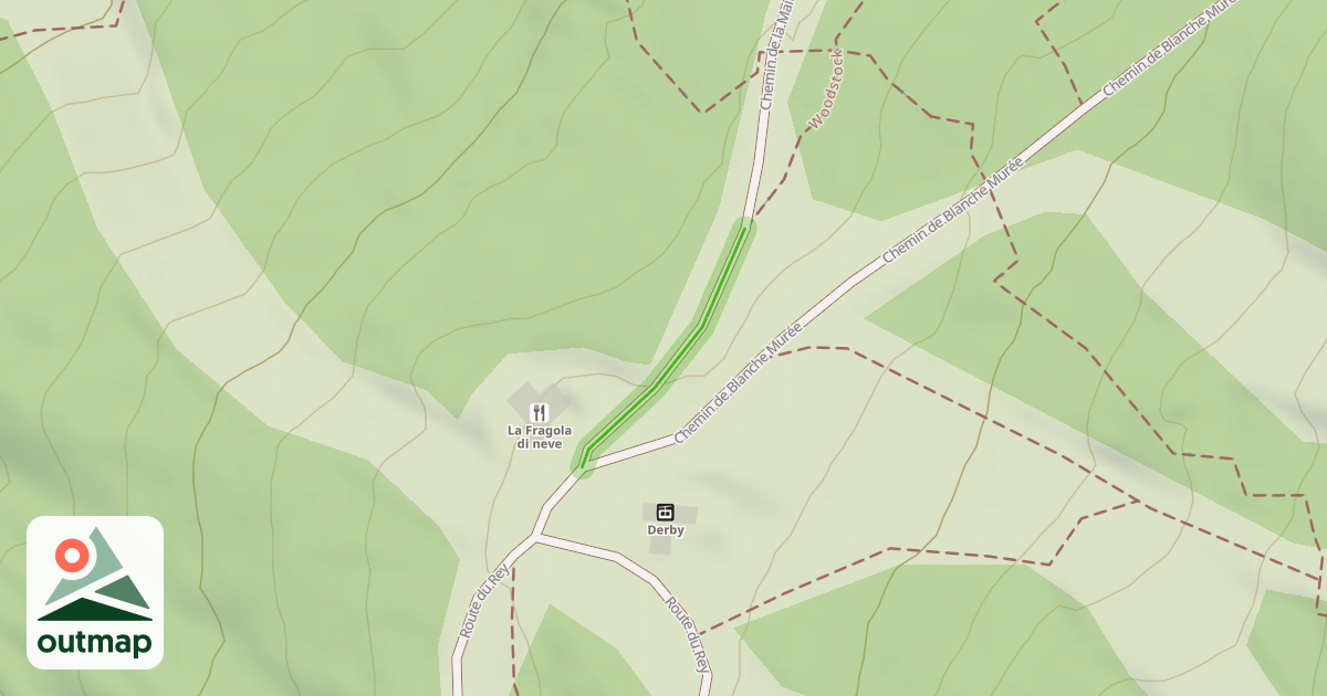 Map of Chemin de la Maitaz