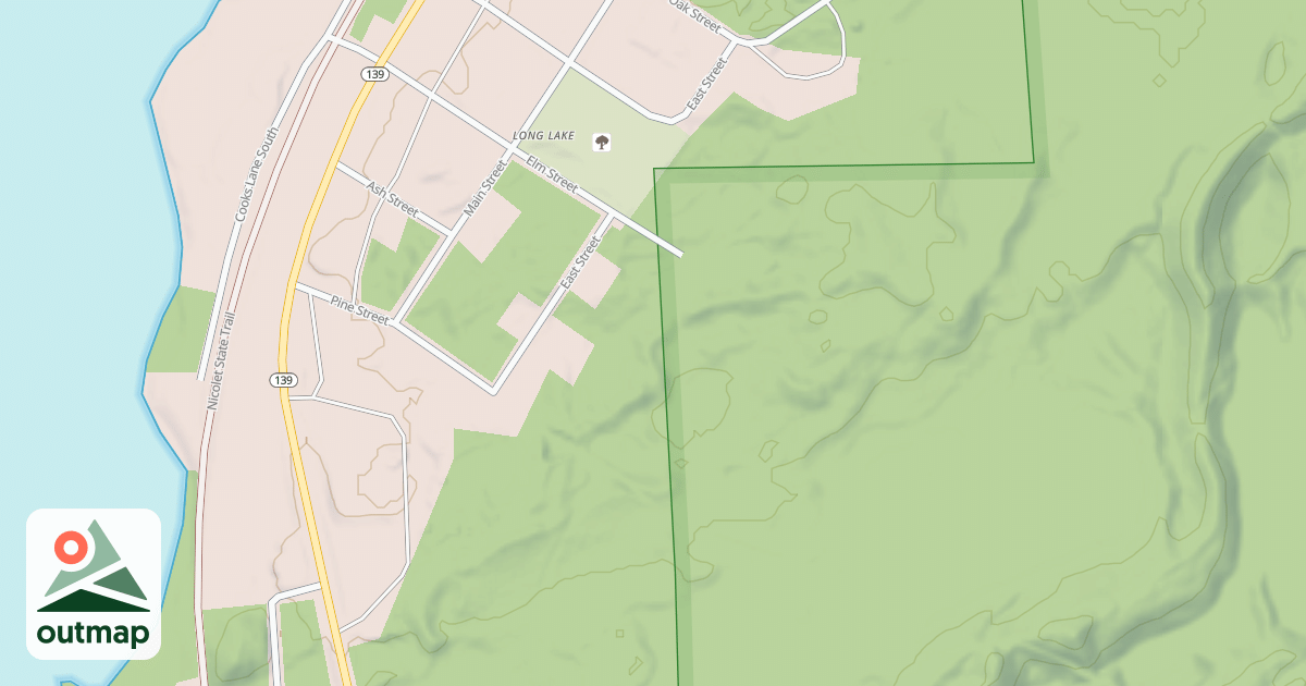 Map of Florence County Snowmobile