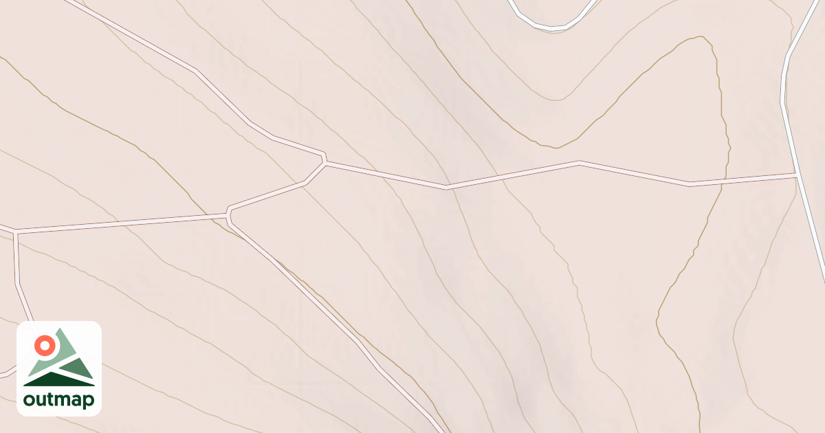 Map of HOOVER MOUNTAIN