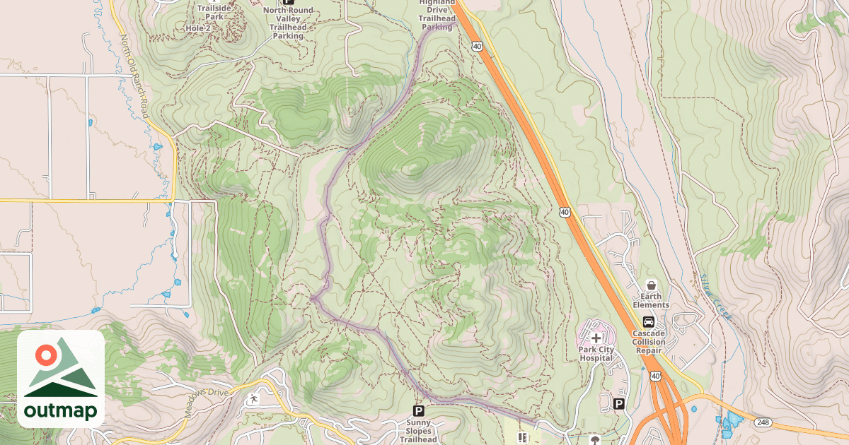 Map of Round Valley Express